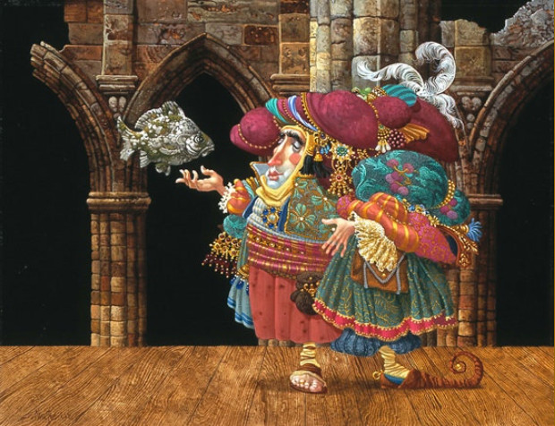 James Christensen - Levi Levitates A Stone Fish - Limited Edition Serigraph