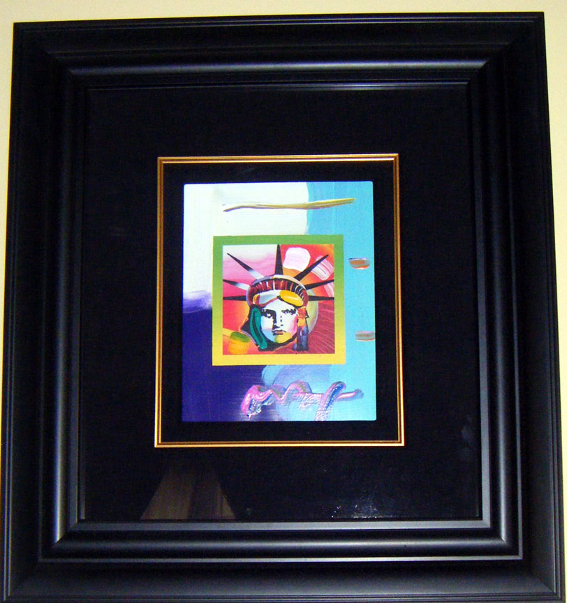 Peter Max - Liberty Head II On Blends - Limited Edition Mixed Media