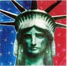 Steve Kaufman - Liberty Head - Limited Edition Serigraph on Canvas