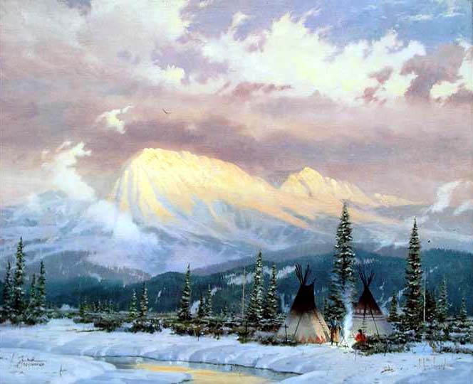 Thomas Kinkade - Lingering Dusk - Limited Edition Offset Lithograph