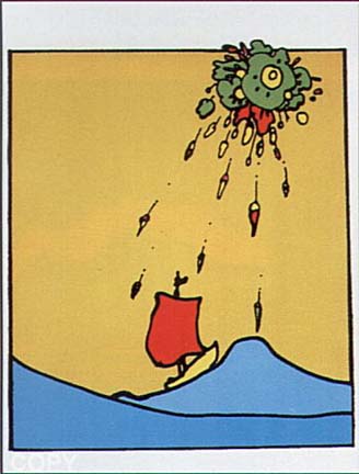 Peter Max - Little Sailboat - Limited Edition Serigraph