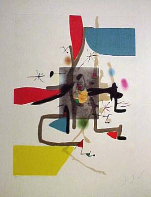 Joan Miro - Llibre Dels Sis Sentits I - Limited Edition Etching / Aquatint