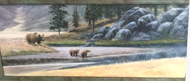 Morten Solberg - Looking for Breakfast - Original Painting - Watercolor