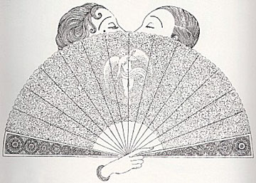  Erte - Love's Screen - Limited Edition Serigraph