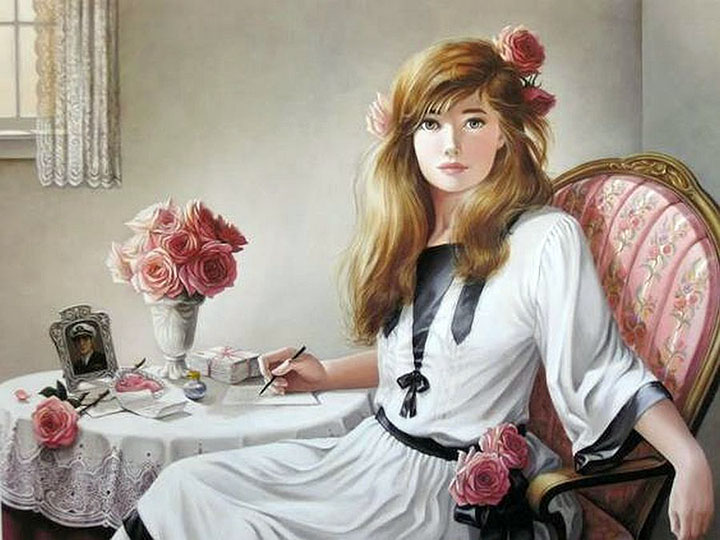 Pati Bannister - Love Letters - Limited Edition Lithograph