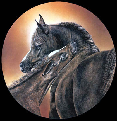 Judy Larson - Mare Foal Suite - Limited Edition Lithograph