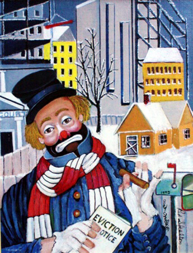 Red Skelton - Love Thy Neighbor - Limited Edition Canvas Transfer
