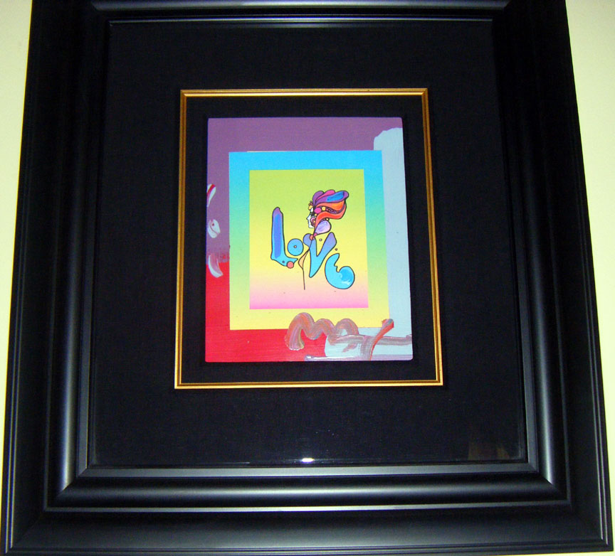 Peter Max - Love On Blends - Limited Edition Mixed Media