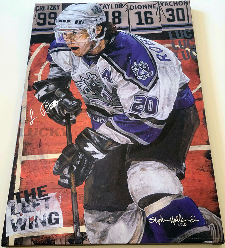 Stephen Holland - Luc Robitaille - Limited Edition Giclee on Canvas