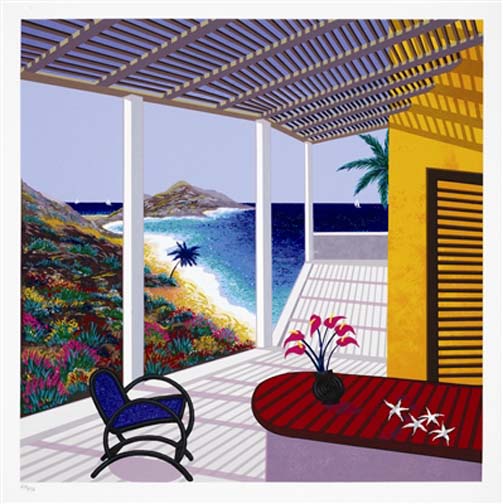 Fanch Ledan - Lumieres d'Azur - Limited Edition Serigraph