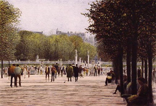 Harold Altman - Luxembourg I 1983 - Limited Edition Lithograph