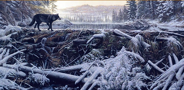 Stephen Lyman - Crossing - Limited Edition Lithograph