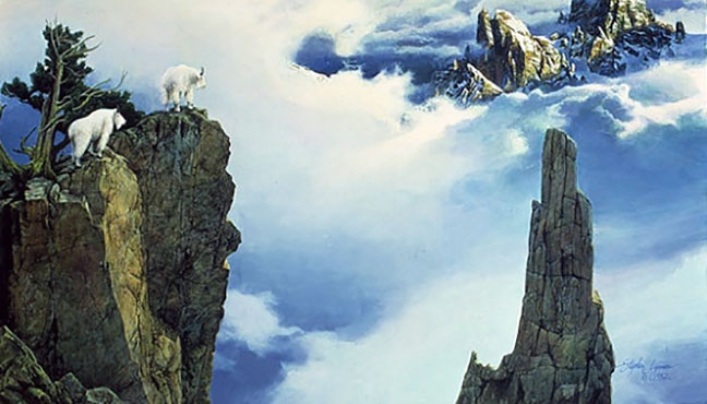 Stephen Lyman - End of the Ridge - Limited Edition Lithograph on Canvas