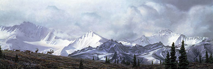 Stephen Lyman - In the Heart of Alaska - Limited Edition Lithograph