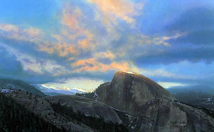 Stephen Lyman - Last Touch of Light - Limited Edition Lithograph on Canvas