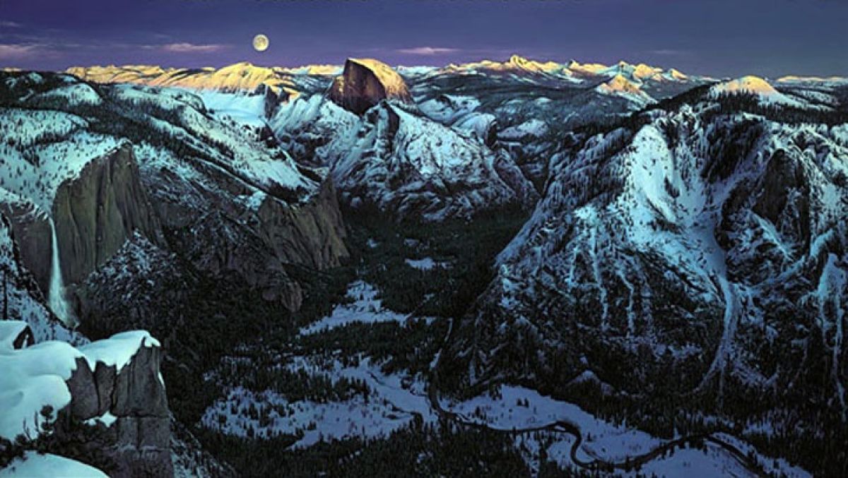 Stephen Lyman - Yosemite Alpenglow - Limited Edition Lithograph