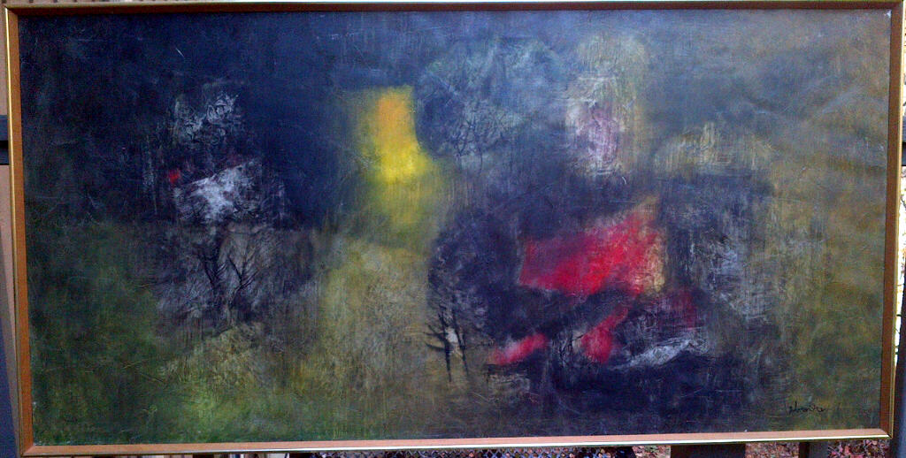 Lebadang - Ma Maison de Compagne - Original Painting - Oil on Canvas