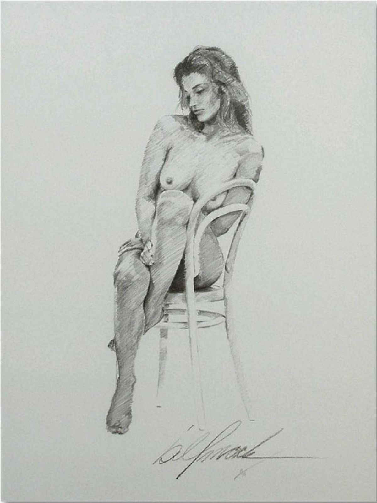 Bill Mack - Solitude Study - Limited Edition Lithograph