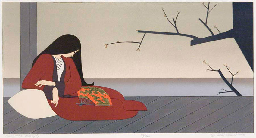 Will Barnet - Madam Butterfly - Limited Edition Serigraph
