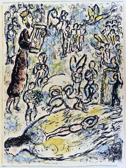 Marc Chagall - The Magic Flute II - Limited Edition Lithograph