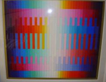 Yaacov Agam - Magic Rainbow IX - Limited Edition Serigraph