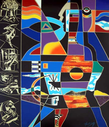 Neal Doty - Man of Colors - Limited Edition Serigraph