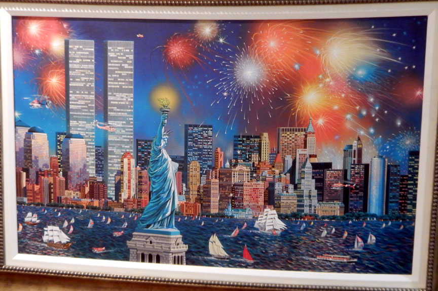 Alexander Chen - Manhattan Celebration - Limited Edition Giclee on Canvas 