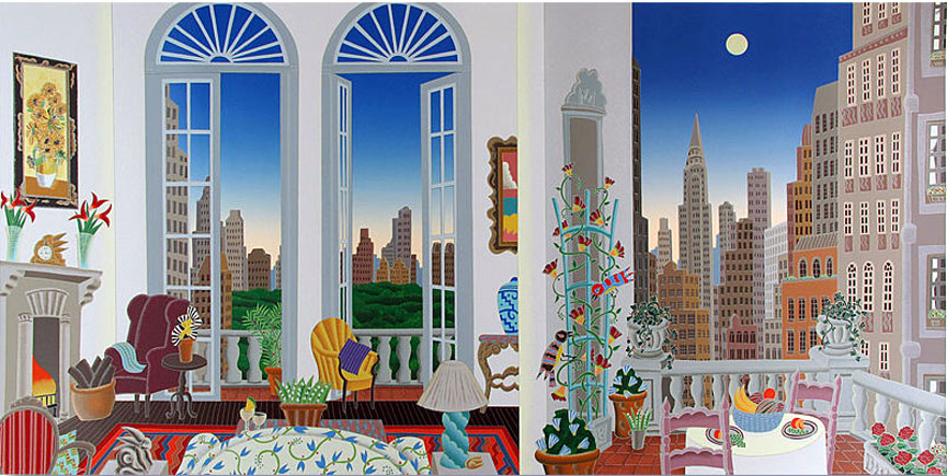 Thomas McKnight - Manhattan Fantasy - Limited Edition Serigraph