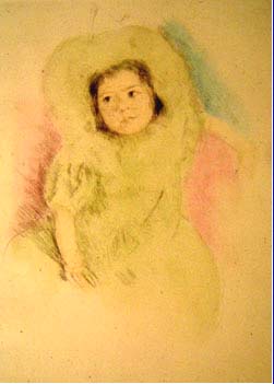 Mary Cassatt - Margo Wearing a Bonnet - Limited Edition Etching