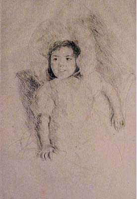 Mary Cassatt - Margot Wearing a Bonnet, no. 3 - Limited Edition Lithograph