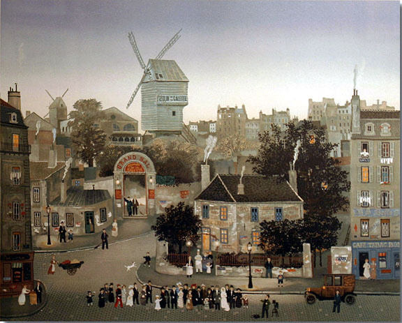 Michel Delacroix - Mariage a Montmartre - Limited Edition Lithograph