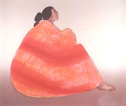 RC Gorman - Marie, State II - Limited Edition Lithograph