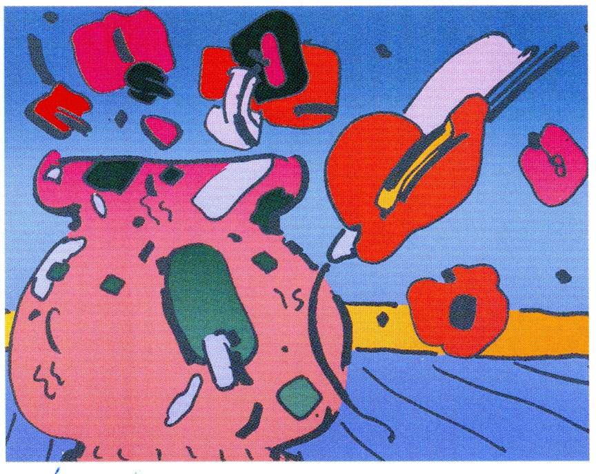 Peter Max - Marilyn's Flowers I - Limited Edition Serigraph