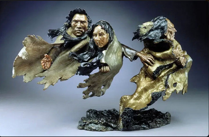 Herndon Fine Art offers authenticated Mark Hopkins fine art, including rare hand-signed limited edition bronze sculptures, patinated wildlife masterworks, and dynamic kinetic bronze art.