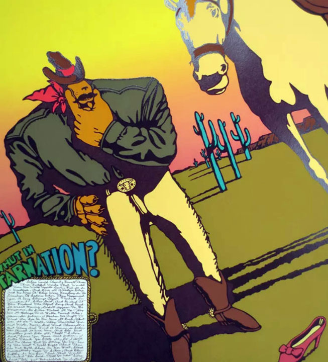 Markus Pierson - Whut in Tarnation - Limited Edition Serigraph on Canvas