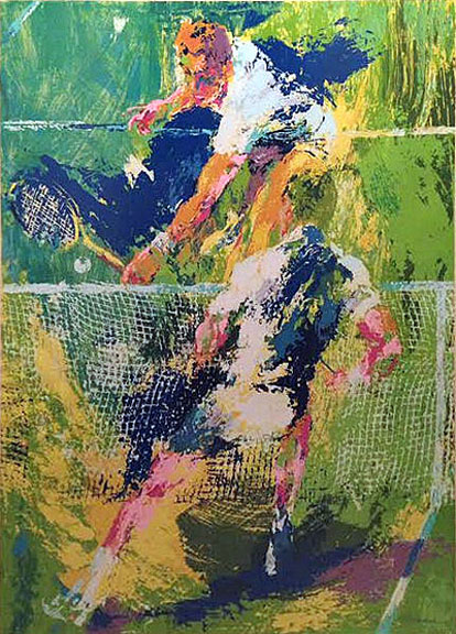 Leroy Neiman - Match Point - Limited Edition Serigraph