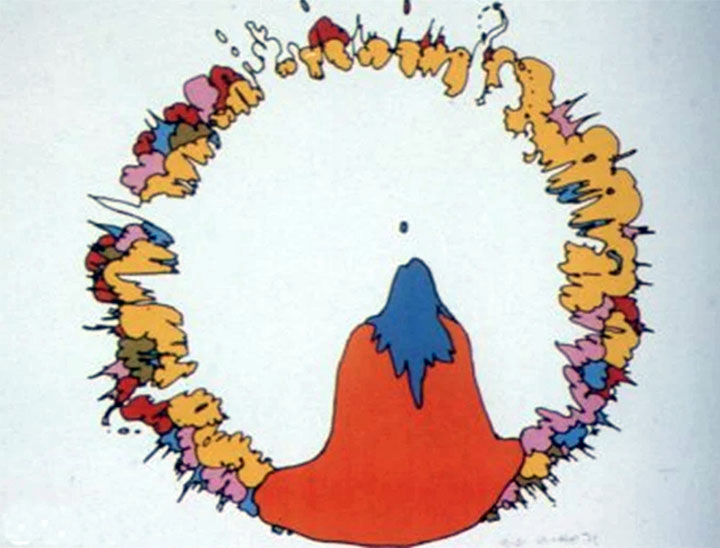 Peter Max - Experiencing Nothing - Limited Edition Serigraph