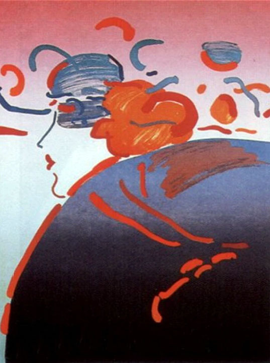 Peter Max - Fantasy Lady - Limited Edition Lithograph