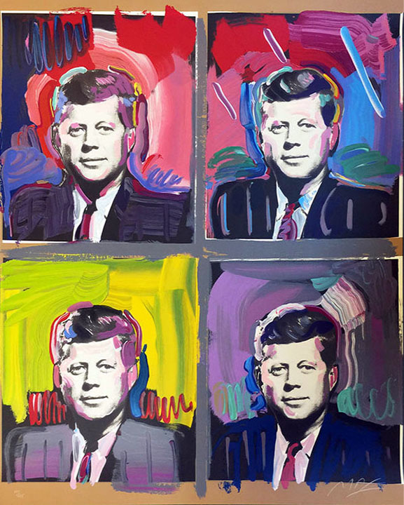 Peter Max - John F. Kennedy - Limited Edition Serigraph