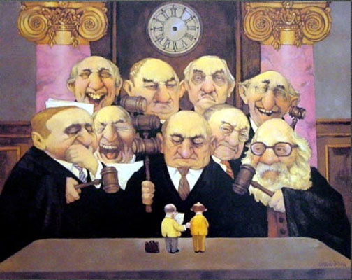 Charles Bragg - May it Please the Court - Limited Edition Offset Lithograph