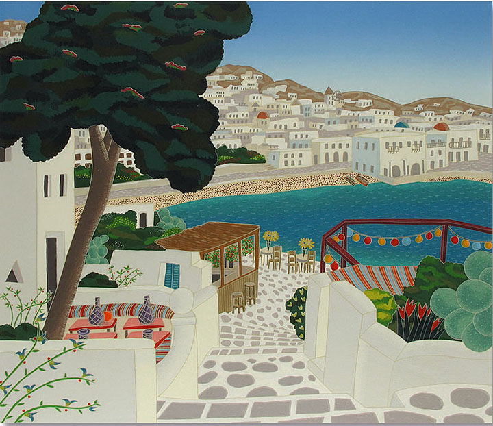 Thomas McKnight - Mykonos II Suite - Limited Edition Serigraph