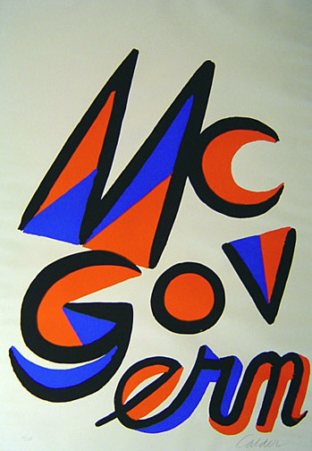 Alexander Calder - McGovern - Limited Edition Lithograph