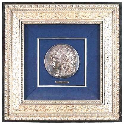 Pierre-Auguste Renoir - Medallion De Coco - Limited Edition Bronze Sculpture
