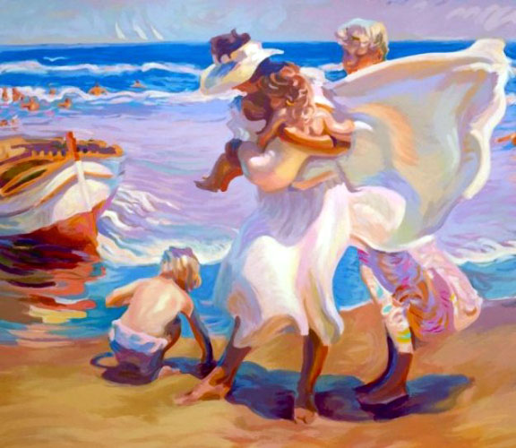 John Asaro - Mediterranean Breeze - Limited Edition Serigraph