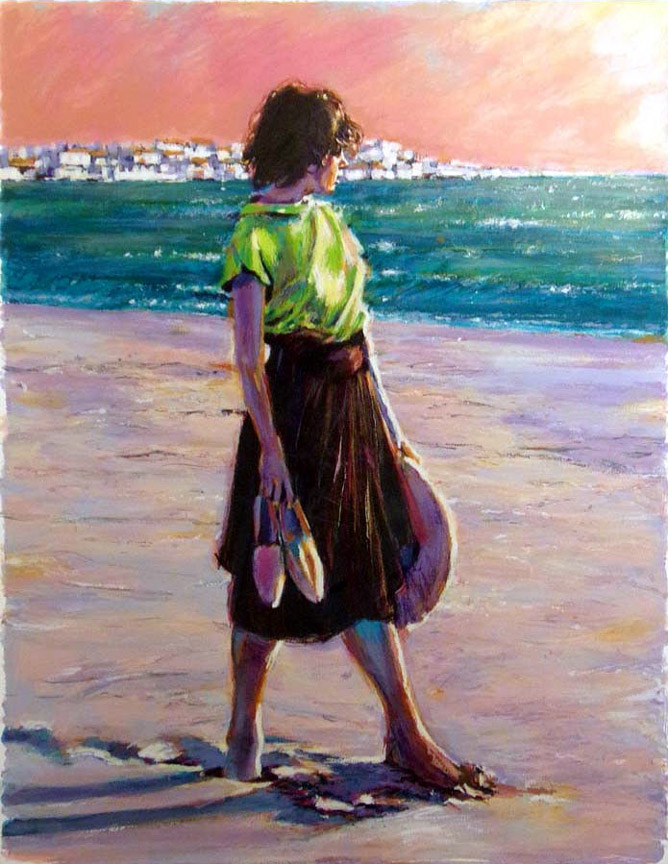 Aldo Luongo - Mediterranean Sunset - Limited Edition Serigraph