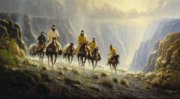 G Harvey - Men of the American West - Limited Edition Lithograph
