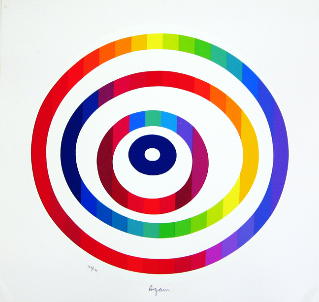 Yaacov Agam - Message of Peace - Limited Edition Serigraph 