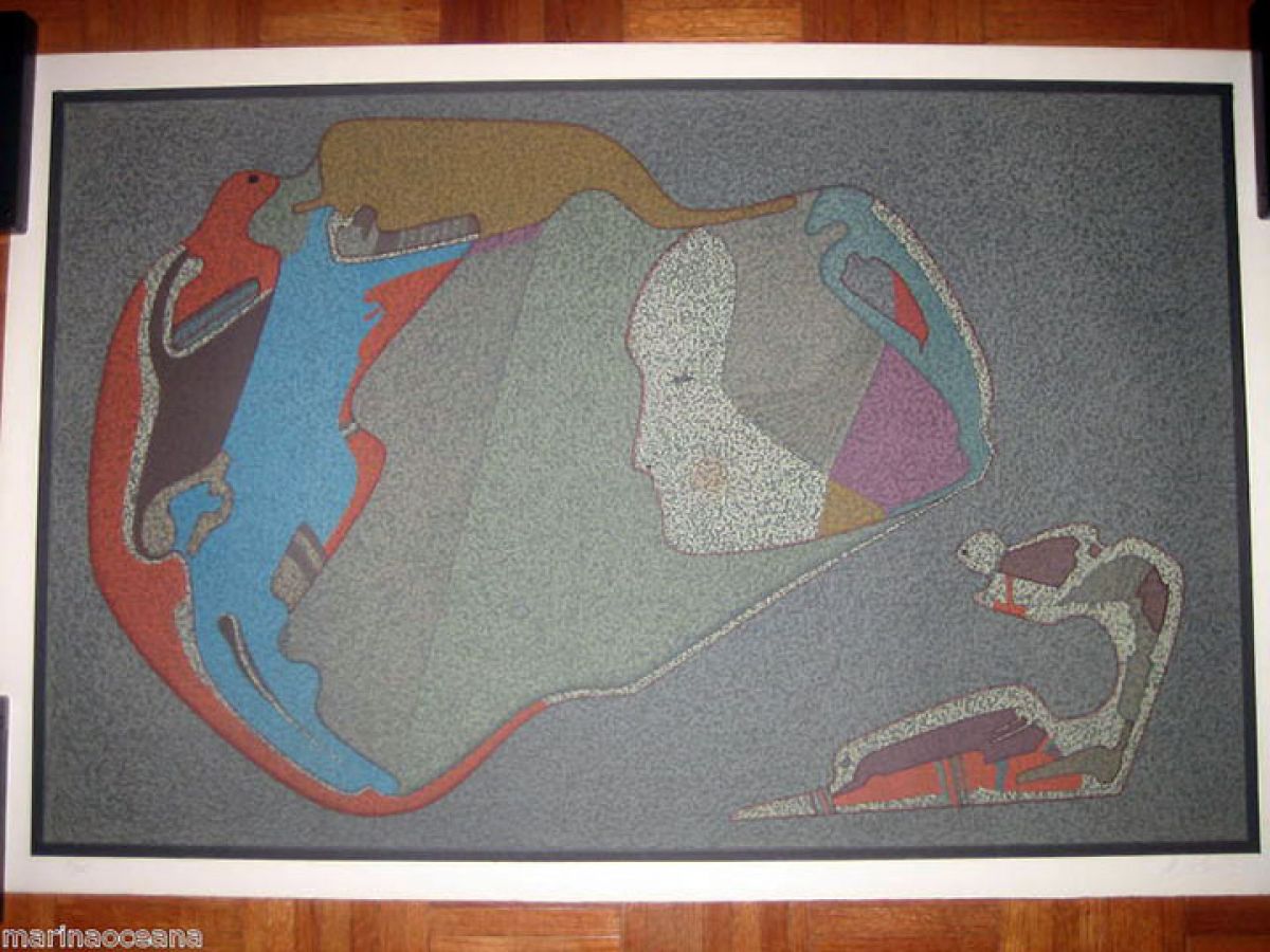 Mihail Chemiakin - Metaphysical Head - Limited Edition Lithograph