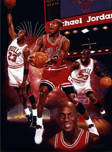 Danny Day - Michael Jordan - Limited Edition Lithograph