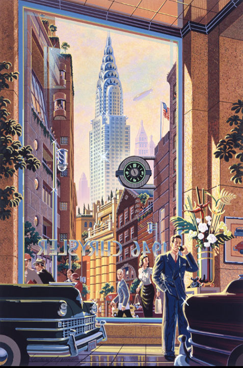 Michael Young - Chrysler Building - Limited Edition Serigraph